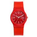 WOKAI high quality casual fashion feminine eco-friendly silicone quartz watch waterproof schoolgirl classic retro simple clock. 