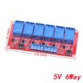 1 2 4 6 8 Channel 5V 12V 24V Relay Module Board Shield with Optocoupler Support High and Low Level Trigger for Arduino - 317936308. 