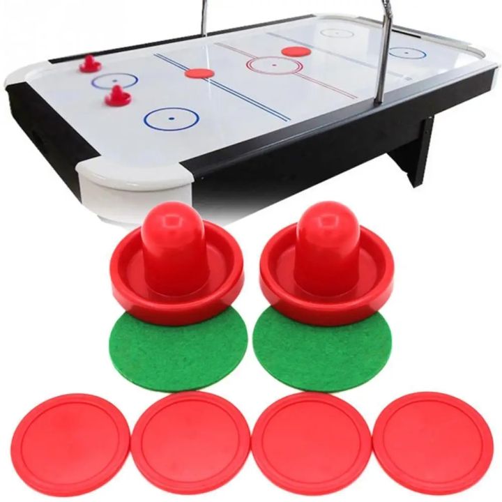 Red Air Hockey Equipment Tables Table Game Puck Puck 60mm 51mm 60mm Accessories For Mallet Goalkeepers Air Hockey Puck Game