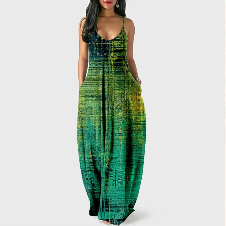 2022%20Dress%20For%20Women%20Halter%20Neck%20Summer%20Vintage%20Texture%20Print%20Sleeveless%20Midi%20Backless%20Party%20Dresses%20Beach%20Casual%20Streetwea%20-%20Image%206