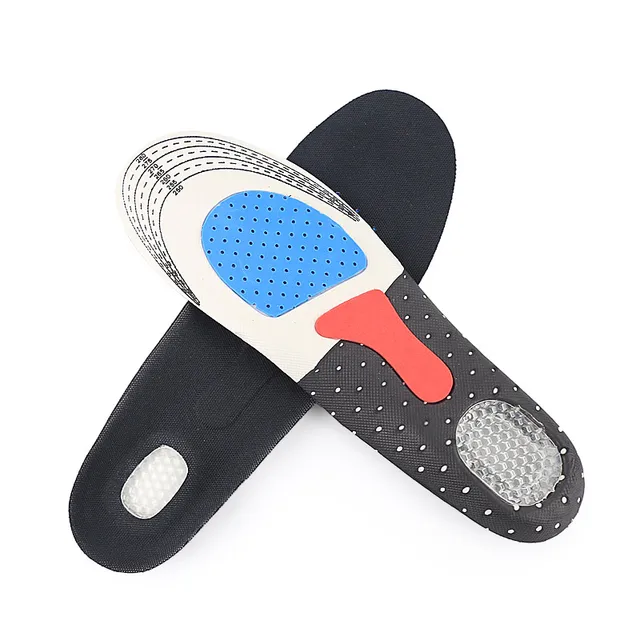 Insoles Breathable Damping Mesh Latex Memory Foam Massage Insole Sports Deodorant Running Shoe Inserts Pad Women Men Soft