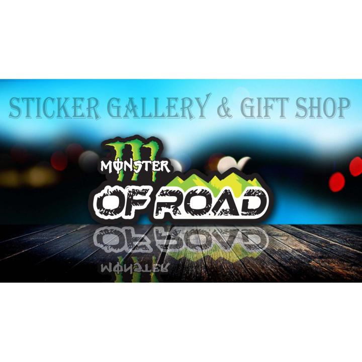 Bike Sticker | Monster Of Road | ( Waterproof & Premium quality)/ Sticker Gallery & Gift Shop