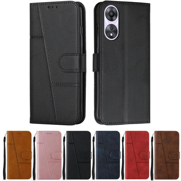 Oppo A18 Cover Custodia Portafoglio Magnetica Per OPPO A58 (4G) - Cover