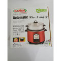 Rice Cooker & Curry Cooker 1.8 L Single pot (Stainless steel/Non-stick) SS Body with Glass Lid. 