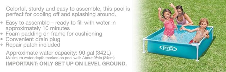 Intex%20Mini%20Frame%20Pool%20%7C%20Dimensions%20:%20122%20x%20122%20x%2030%20cm%20%7C%2020%20Gauge%20Vinyl%20Wall%20%7C%2010%20Gauge%20Vinyl%20Floor%20%7C%20Metal%20Steel%20Frame%20-%20Image%203