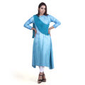 VIRGO PASTE COLOR GEORGETTE GOWN FOR WOMEN. 