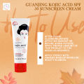 GUANJING Kojic Acid SPF 50 Sunscreen Cream 80g. 