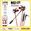 Plextone Mowi Rx Dual Microphone Gaming Earphone Black - Headphone. 