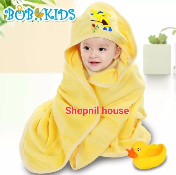 3%20Pic%20Baby%20Hooded%20Towel%20Baby%20Cap%20Towel%20(Best%20Quality)%20-%20Image%206