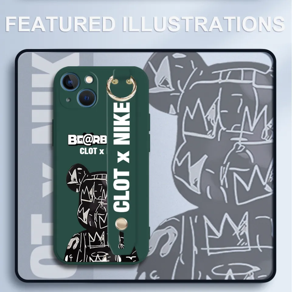 UCUC for OnePlus Pro Wrist Strap Case Creative Cartoon Black