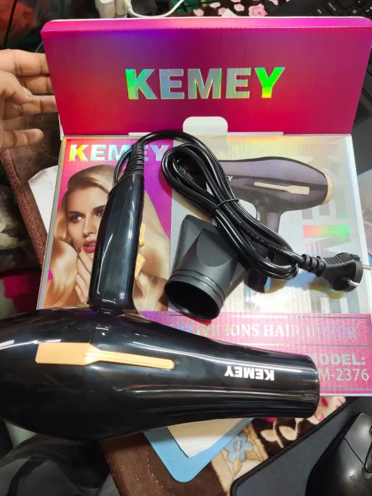 Kemey-KM-2376-%201000W%20(%202%20in%20!%20)%20Powerful-Professional-Heavy-Duty-Hair-Dryer-for-Unisex%20-%20Black%20-%20Image%206