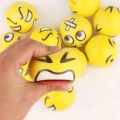 6.3 Cm Stress Ball Emoji Squeeze Ball Exercise Stress Ball Pu Rubber Toy - 1 Pcs100. 