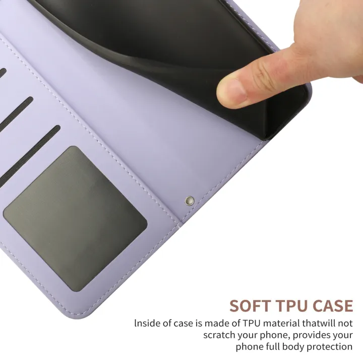 For%20Xiaomi%20Poco%20M5%204G/5G/M4%205G%20HT03%20Skin%20Feel%20Butterfly%20Embossed%20Flip%20Leather%20Phone%20Case%20-%20Image%203