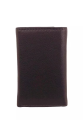 Black Trifold Wallet Featuring Key Holder made with Genuine Leather.