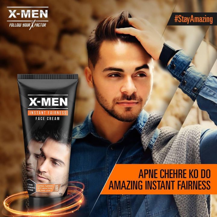 X Men Instant Bright Face Cream for Men 60gm