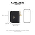 MATEYOYO Women's Wallet Card Holder Simple Fashion Purse Female Short Wallet Ladies Money Bag Chic Card Holder Small and Ultra-Thin Exquisite High-End Credit Vintage Card Holder. 