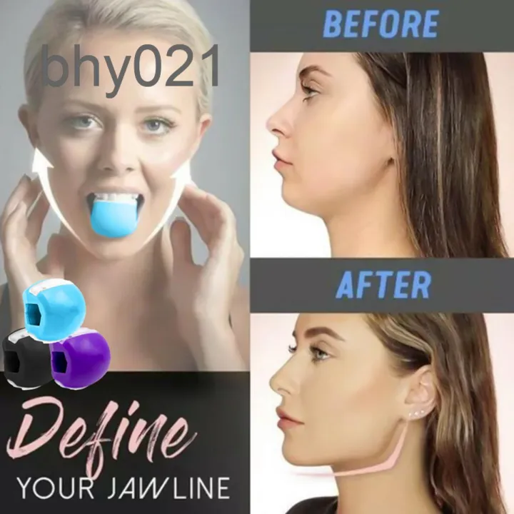 3 Pcs Jawline Exercise Jawlineme Exercise Fitness Ball Neck Face Toning Jaw Size Level 1 to Level 3