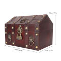 Treasure Chest Storage Box, Multipurpose Small Wood Treasure Box  for Decorations. 