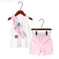 Baby Kids Pajamas Cotton Boys Girls Sleepwear Set Cute Cartoon Banana Rabbit Print Tops + Shorts Pijamas Teenagers Nightwear Set.