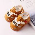 Called 2022 New Product Sandals PU Leather Top Anti slip Soft Sole One Year Old Baby Men's and Women's Shoes. 