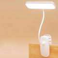 Flexible Table Lamps with Clip Foldable USB LED Desk Lamp Dimming Bedroom Lights Eye Protection Reading Night Light. 