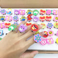 5Pcs Luminous Rings LED Diamond Flashing Finger Ring Children Boys Girls Rave Party Glowing Rings Glow In The Dark Toy Gifts. 