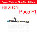 Xiaomi  Poco F1 Power on / off Switch Button Side Volume Up Down Buttons Flex Cable Replacement Parts. 