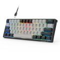 （COD Available)AULA F3261 Type-C Wired Hot Swappable 61 Keys RGB Mechanical Keyboard. 