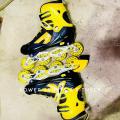 Roller Inline Skate - Yellow (39-42). 