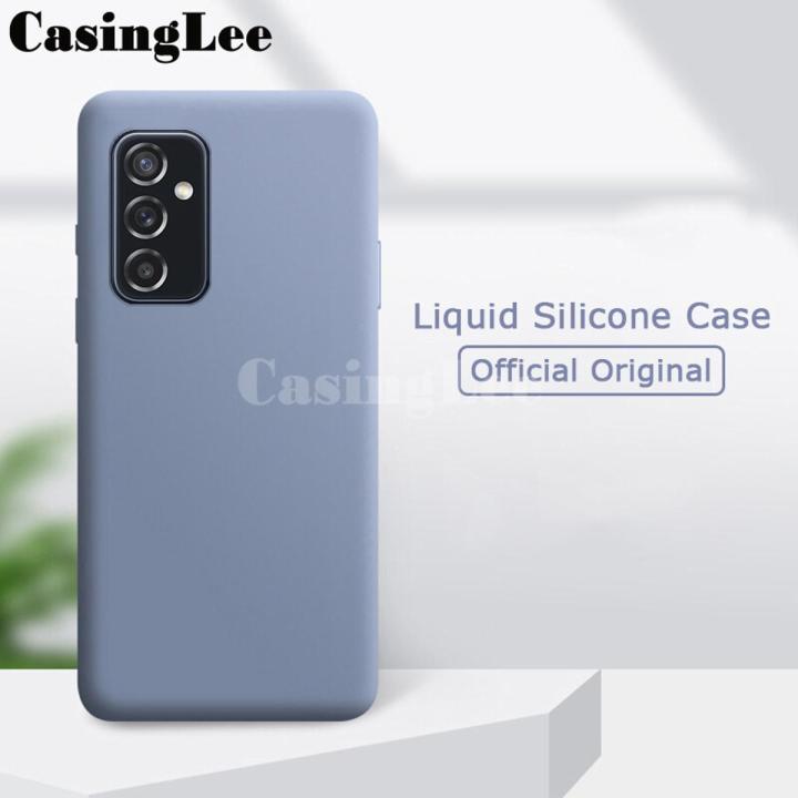 For Samsung Galaxy M14 5G Case Soft Silicone Liquid Casing Lens Protection Soft Slim Casing Samsung Galaxy M14 Phone Cases