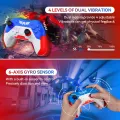 NE Wireless Switch Pro Controller Bluetooth Gamepad with Turbo/6-axis Gyro/Wakeup/Joystick for Nintendo Switch/Lite/OLED. 
