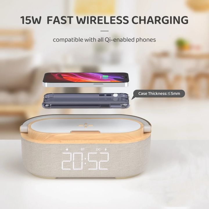 COSLUR%20S29%20Bluetooth%20Speaker%202500Mah%20Battery%20Supports%2015W%20Wireless%20Charging%20Digital%20Clock%20Display%20Night%20Light%20Alarm%20Clock%20-%20Image%206