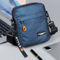 Simple Mini Men Crossbody Bag For Phone Side Bag Casual Waterproof PU Leather Shoulder Bag Business Small Messenger Sling Bags. 