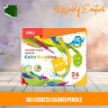 Deli EC00225 Colored Pencils Artist Pencils for Artists in Tin Box.