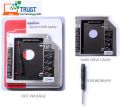 HDD Hard Disk Drive CD-ROM Bracket / Second Hard Disk Drive 9.5mm CADDY - Secondary CD-ROM Storage for Laptop. 