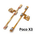 New Compatible For Xiaomi Poco X3 NFC / Poco M3 Power Button On Off Volume Switch Connector Flex Cable. 