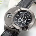 Windproof Lighter Watch Men'S Military USB Charging Hot Sports Casual Quartz Wristwatches Flameless Cigarette Lighter. 