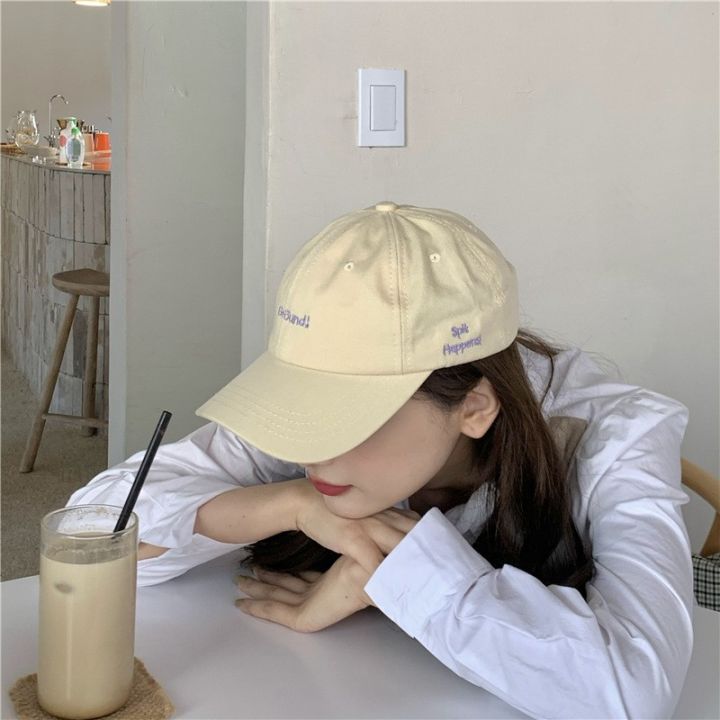 Zhao Lusi's same hat for women's autumn and winter, the new baseball cap shows the face, the small peaked cap covers the face, and the Japanese sports cap is versatile