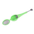 Tea Infuser Loose Tea Leafs Strainer Herbal Spice Silicone Filter Diffuser Green.