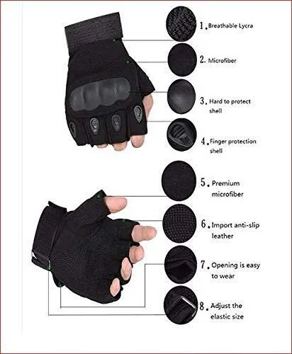 Motorcycle%20Gloves%20Half%20Finger%20Black%20(Size%20-L)%20-%20Hand%20Gloves%20For%20Bike%20-%20Image%209