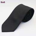 Black Premium Quality Embroidery Necktie. 