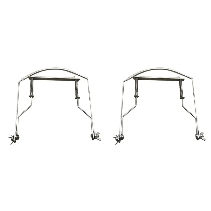 ZOROOM 2X Harmonica Neck Holder 10 Holes Blues Harp Mouth Organ Stand ...