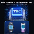 Universal Mobile Phone Cooling Fan Radiator RGB Semiconductor Game Phone Cooler Portable Cool Heat Sink for iPhone Samsung.