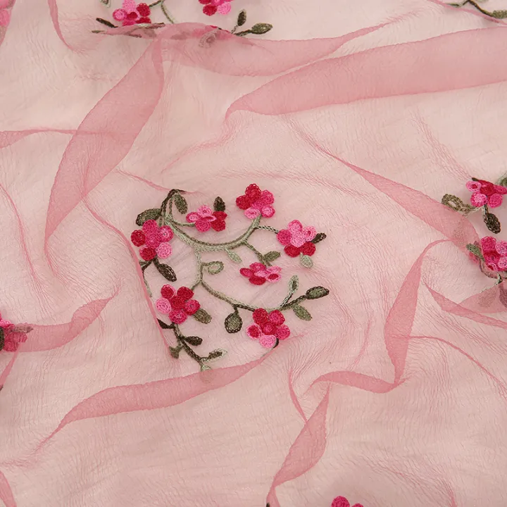 New%20Floral%20Embroidery%20Chiffon%20Silk%20Scarf%20Women%20Muslim%20Hijab%20Headscarf%20Soft%20Wraps%20Headband%20Summer%20Sunscreen%20Shawls%20Beach%20Shawls%20-%20Image%203