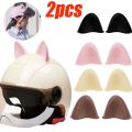 2pcs Motorcycle Helmet Cat Ears Cute Electric Car Motocross Stickers Universal Driving Styling Helmet Decoration Accessories. 