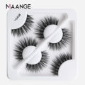 MAANGE Reusable 3Pair Mink Hair 3D Eyelashes Y3A06. 