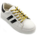 Stunning Pearly-Lustre Rounded Glitter Shoe Laces Golden Colorful Shoelaces White Pearl Shoestring For Sports Canvas.