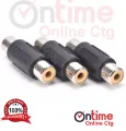 RCA female to female connector straight adapter. 2pcs. 