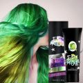 Hair Dye Cream Gradient Color Hair Dye Temperature Color Changing Hairdye Purple Pink, Green Yellow, Blue Pink, Black Silver. 