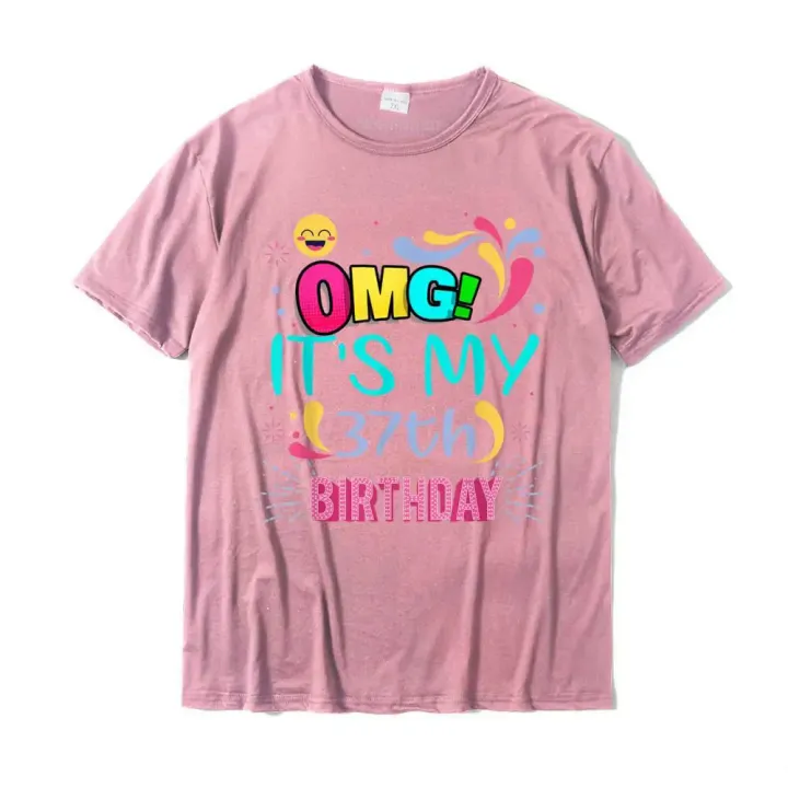 OMG!%20It's%20My%2037th%20Birthday%20Gift%20For%2037%20Years%20Old%20Birthday%20T-Shirt%20Tshirts%20Printed%20Coupons%20Cotton%20Tops%20Tees%20Geek%20For%20Men%20-%20Image%202